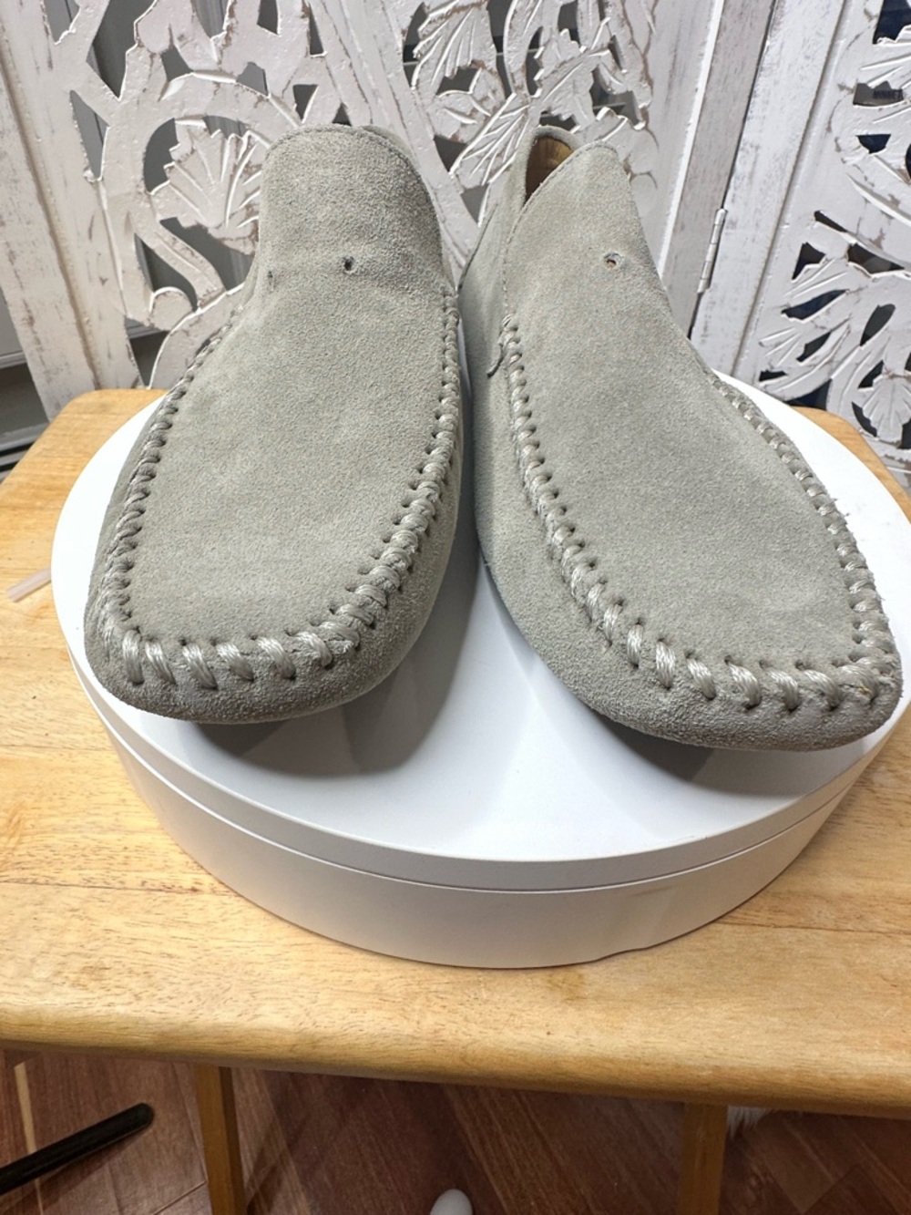 Mercanti Fiorentini Gray Driving Loafer New - Picture 6 of 11